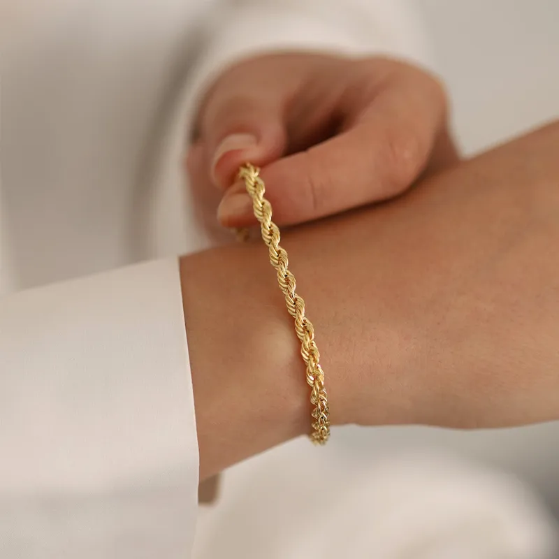 Golden Twist Bracelet